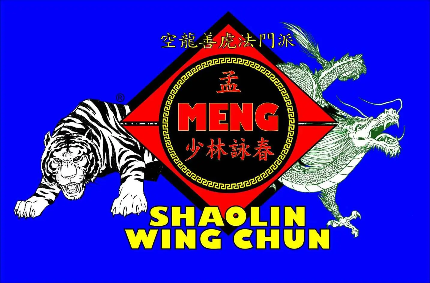 meng on blue